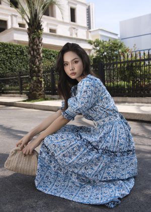 Celestial Bloom Maxi Dress