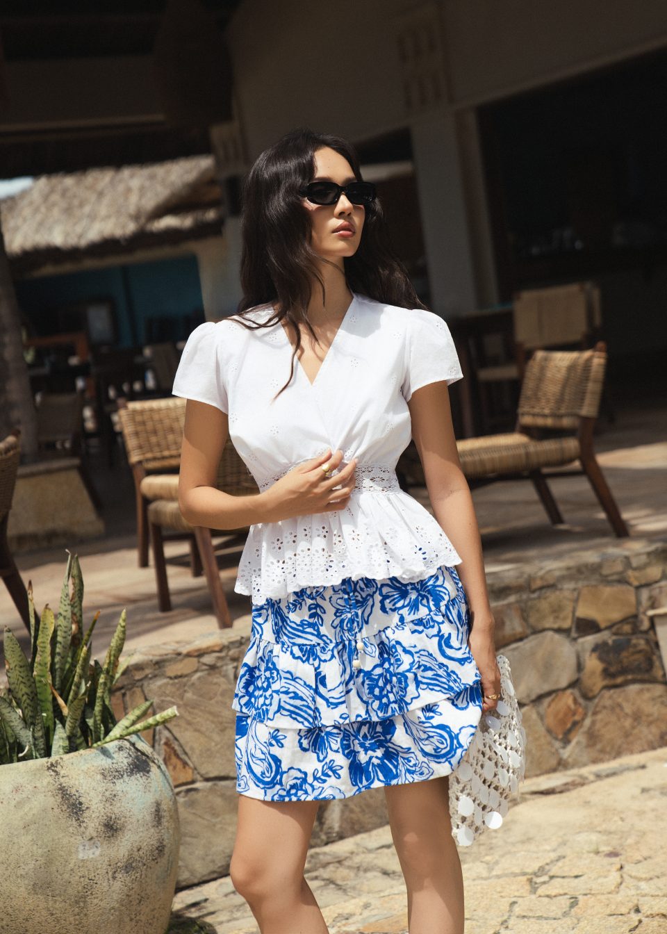 Riviera Peplum Set