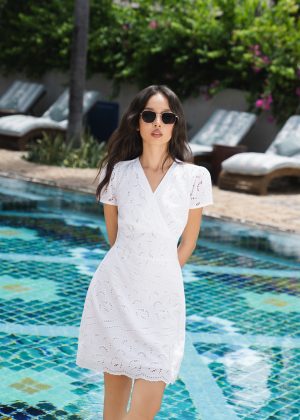 Capri Eyelet Dress